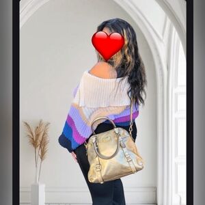 Michael Kors Gold Handbag